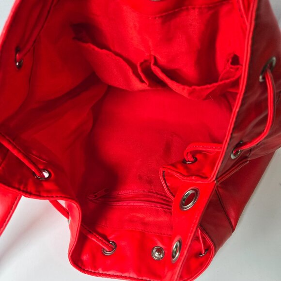 Avon Red Drawstring Purse - Picture 5 of 6